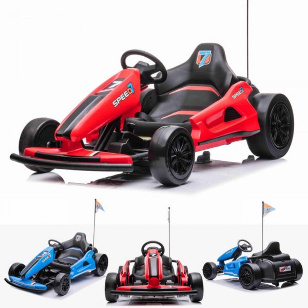 MYTS Speed 7 Drifter Go Kart 24v Electric for kids rideon Red