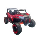 MYTS 12V Midnight Ranger Electric 4x4 SUV with Remote for Kids Red