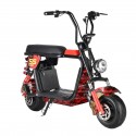 MYTS Fat Tire Harley Electro 48 V Electric Scooter Red Fire