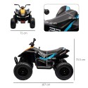 MYTS MC Laren 12Volts MAX Rider Quad Blue