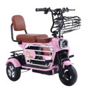MYTS Parent Child Electric Tricycle Scooter Pink