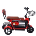 MYTS Parent Child Electric Tricycle Scooter Red