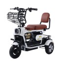 MYTS Parent Child Electric Tricycle Scooter White