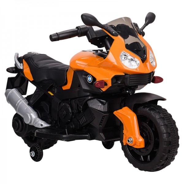 MYTS Rumbler Electric Ride On Motorcycle w/ Pedal 6V - Orange
