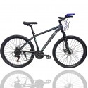 Salzburg Racer Bicycle 27.5 Inch 24 Speed Black Blue