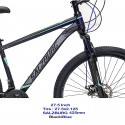Salzburg Racer Bicycle 27.5 Inch 24 Speed Black Blue
