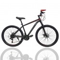 Salzburg Racer Bicycle 27.5 Inch 24 Speed Black Red