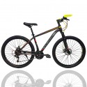 Salzburg Racer Bicycle 27.5 Inch 24 Speed Black Yellow