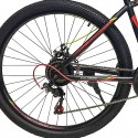 Salzburg Racer Bicycle 27.5 Inch 24 Speed Black Yellow