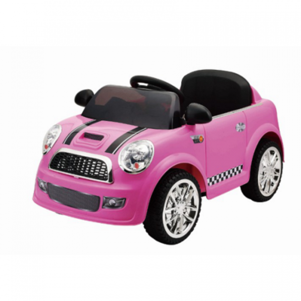 Electric Ride On car Hatchback Cooper 6v For kids Pink