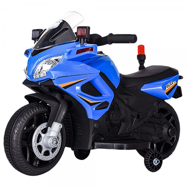 Ride On Dash Bike With Siren Light  blue