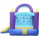 Myts Huge Inflatable PVC Water Double Slide With Pool And Jumping Castle (Air Machine Included)