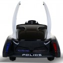 MYTS Led Light 12V Polizia Powered Ride On Car - White