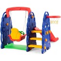 MYTS Combination Swing and slide Playset with basket ball hoop