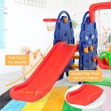 MYTS Combination Swing and slide Playset with basket ball hoop