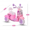 MYTS Ride On Frozen Style 6V Sparkly Scooty 