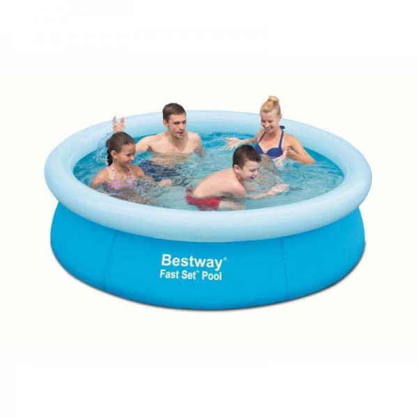 Bestway 8' x 26"/2.44m x 66cm Fast Set Pool