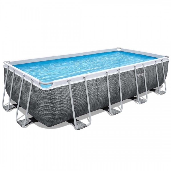 BESTWAY POWER STEEL ™️ FRAME RECTANGULAR POOL 549 X 274 X 122 CM