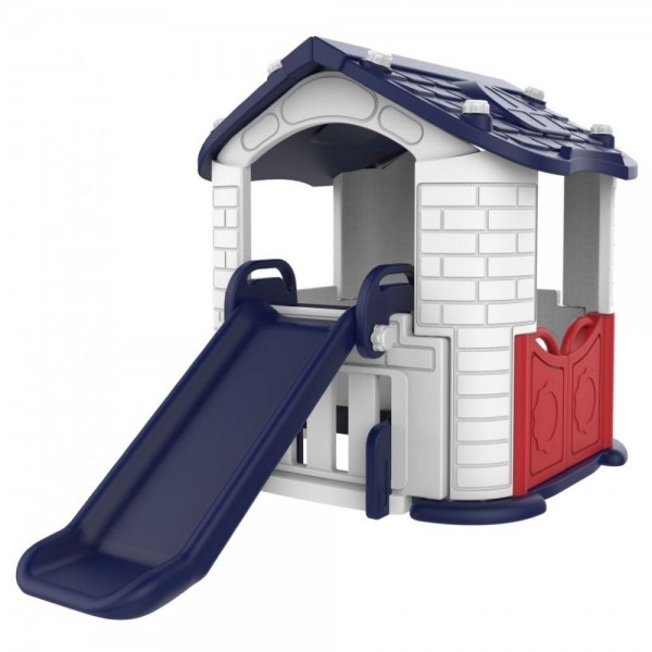 MYTS - All-in-1 Indoor Playhouse With Slide Blue