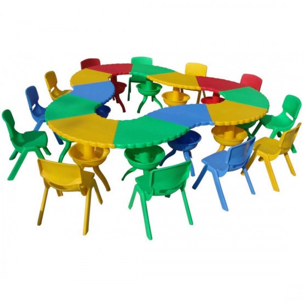 Myts Funtime Colorful Pre-school Table and Chair Set
