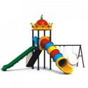 Myts Groovy Tube Slide and Half Moon Swing