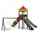 Myts Groovy Tube Slide and Half Moon Swing