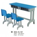 Myts Junior Double Student Desk and Chair Combo