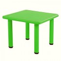 Myts Junior Square Plastic Height Adjustable Table Assorted