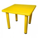 Myts Junior Square Plastic Height Adjustable Table Assorted