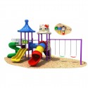 Myts Kitty Playground with monkey bars, 3 swings and slides