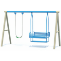 Myts Lakeshore Fun-Glider with Single Swing