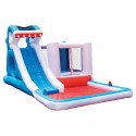 Myts Kids Inflatable Shark Water Slide Bounce House Jumper 