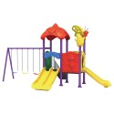 Oak N' Shade Swing And Slide Tower Metal Playset