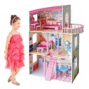 Wooden Contemporary Style Girls Doll House