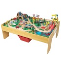 KidKraft - Adventure Town Railway Train Set & Table