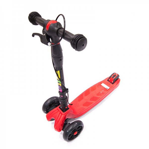 Keenz - Kids Foldable Scooter With Brakes - Red