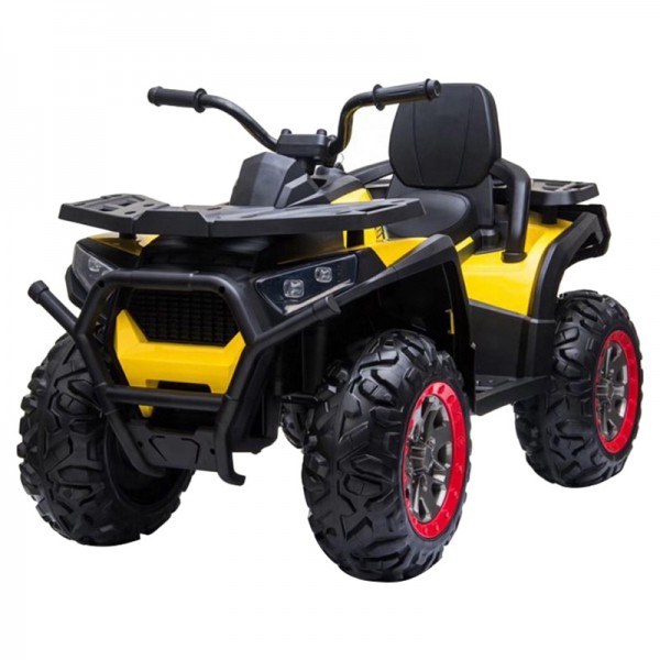 MYTS 12V Predator ATV 4X4 Premium Quad Bike - Yellow