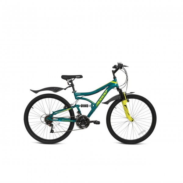 Mogoo Aviator Dual Suspension Bike 21 Speed 26 Inch Bicycle Green