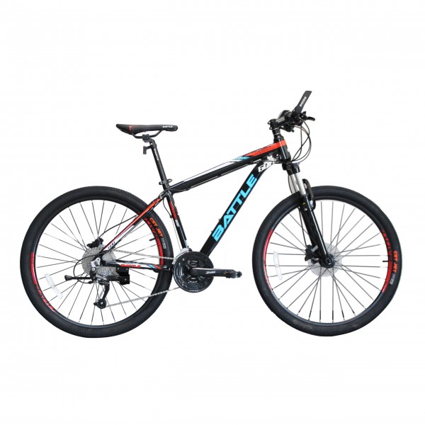 Battle 600 MTB Thunderbolt  27.5 Inch Mountain Bike - BLACK/BLUE