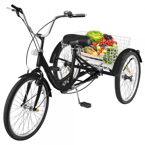 MYTS Tricycle With Basket - Black