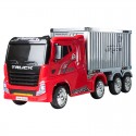 Battery Towing Container Ride On Truck Red