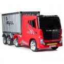 Battery Towing Container Ride On Truck Red