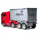 Battery Towing Container Ride On Truck Red