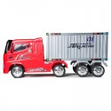 Battery Towing Container Ride On Truck Red