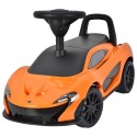 Licensed Mc Larren Push Car Orange