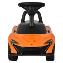 Licensed Mc Larren Push Car Orange