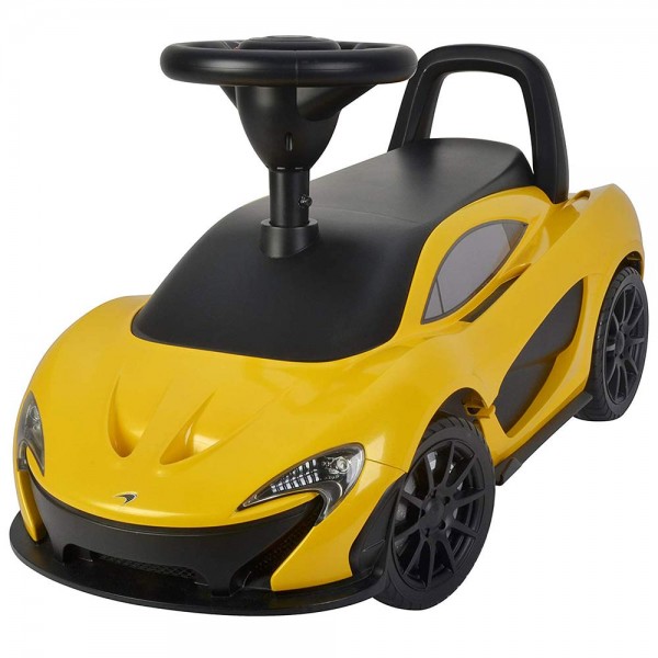 Licensed Mc Larren Push Car Yellow