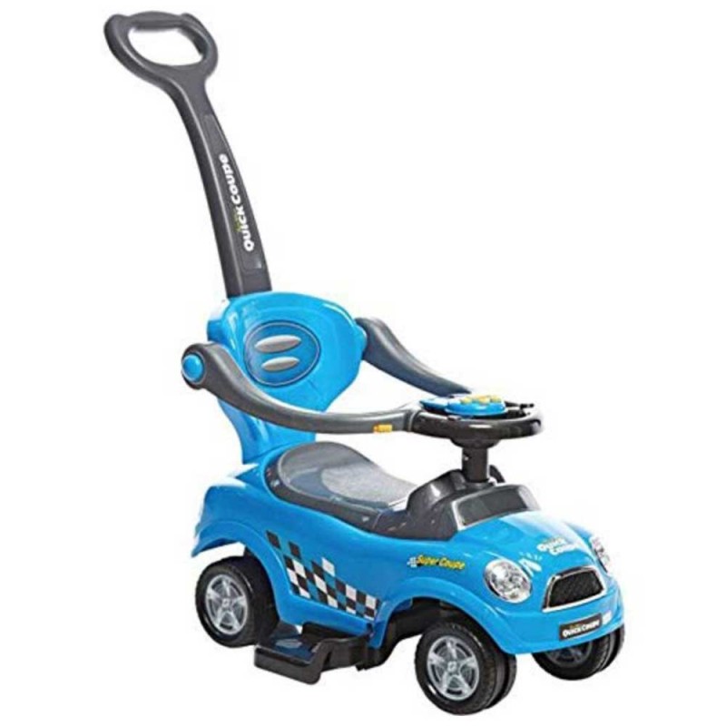 Little Sunshine Push Car With Handle Blue
