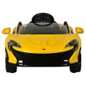 McLaren Style Kids 12VRide-On - Yellow