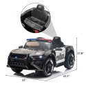 Ride On 12v Police Convertible Squad Car